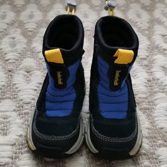 Timberland Blue Thermolite Toddler Winter Boots 5.5 - Picture 2 of 7
